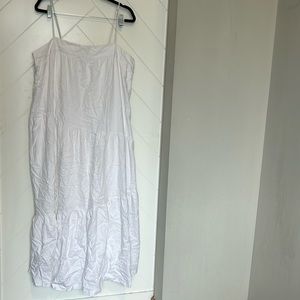 Abercrombie & Fitch | White Spaghetti Strap Dress